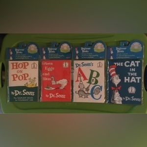 Lot of 4 Listen with Me Book & CDs - Dr. Seuss